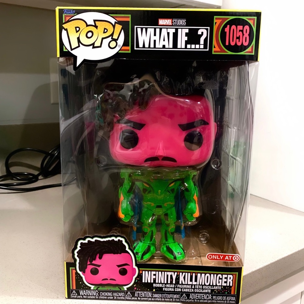 Marvel What If ? “Infinity Killmonger” 10 inch funko pop 💜